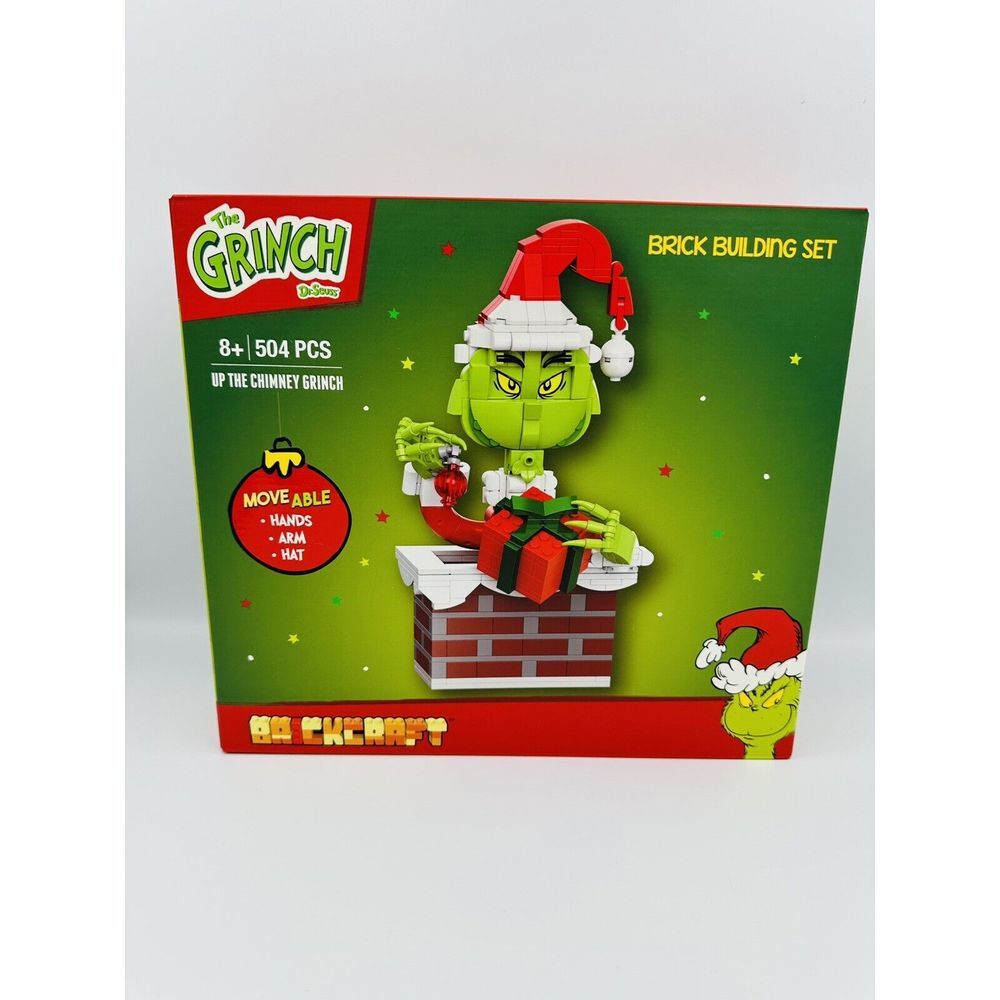 The Chimney Grinch Building Kit (504-Plastic Pcs Set) LIMITED EDITION CHRISTMAS